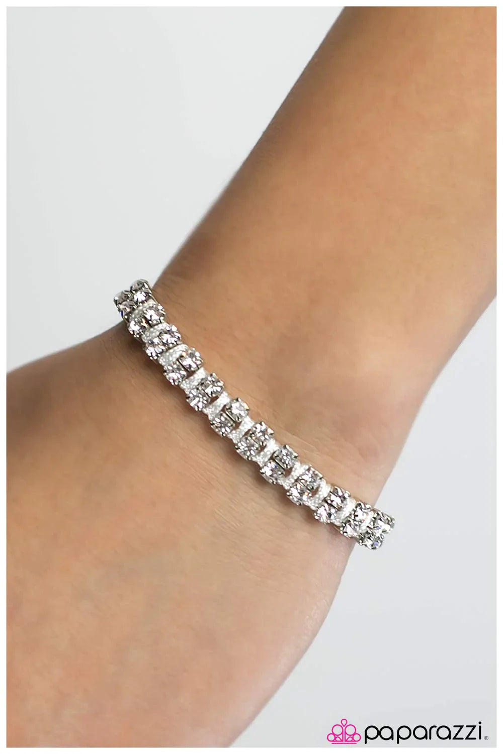 Paparazzi Bracelet ~ Sweet Tooth  - White