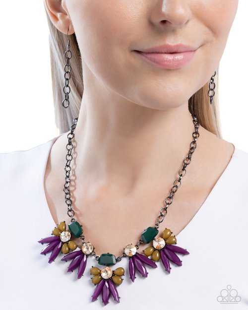 Folklore Flair - Purple - Paparazzi Necklace Image