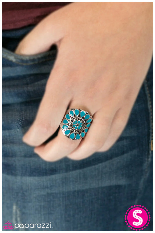 Paparazzi Ring ~ Santa Ana  - Blue