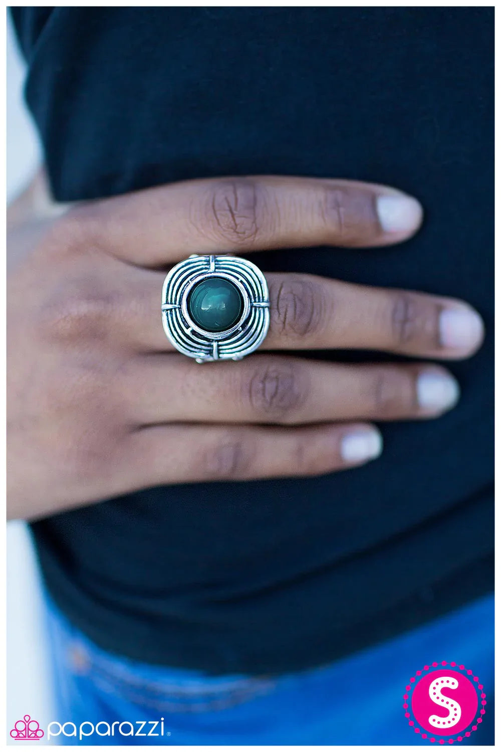 Paparazzi Ring ~ Target Practice - Blue