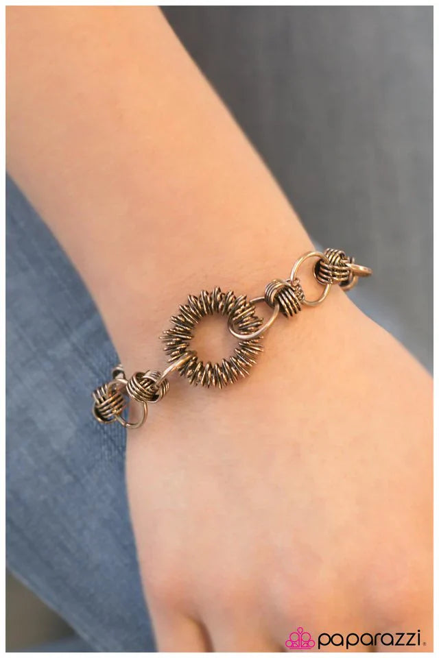 Paparazzi Bracelet ~ Spring Fever - Copper