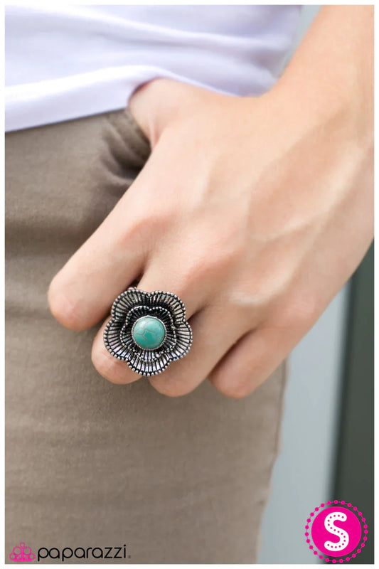 Paparazzi Ring ~ Mojave Poppy - Blue