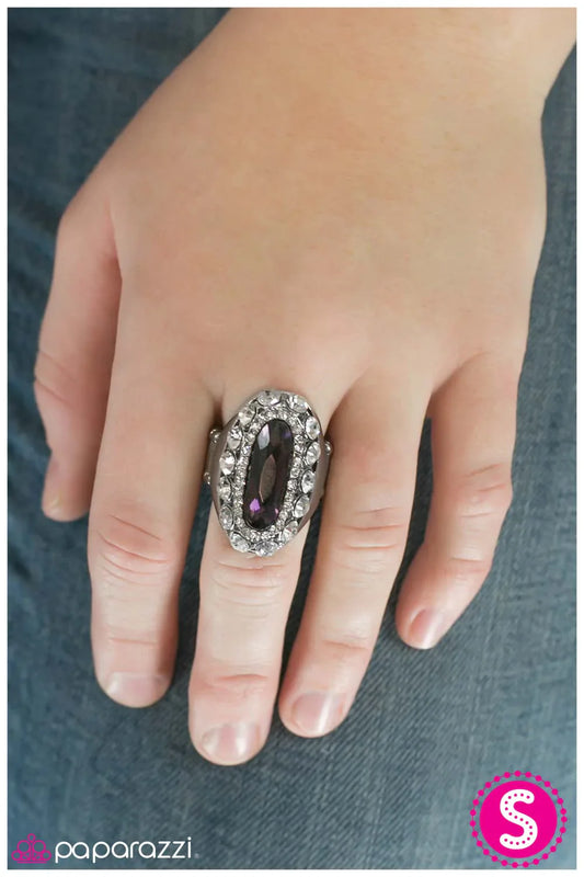Paparazzi Ring ~ Its Good To Be Queen  - Purple