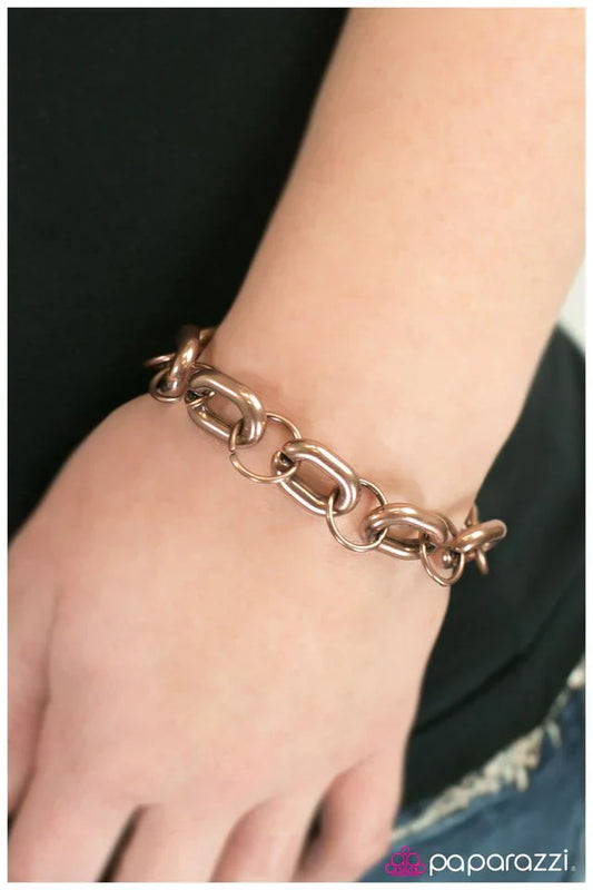 Paparazzi Bracelet ~ Big Shot - Copper