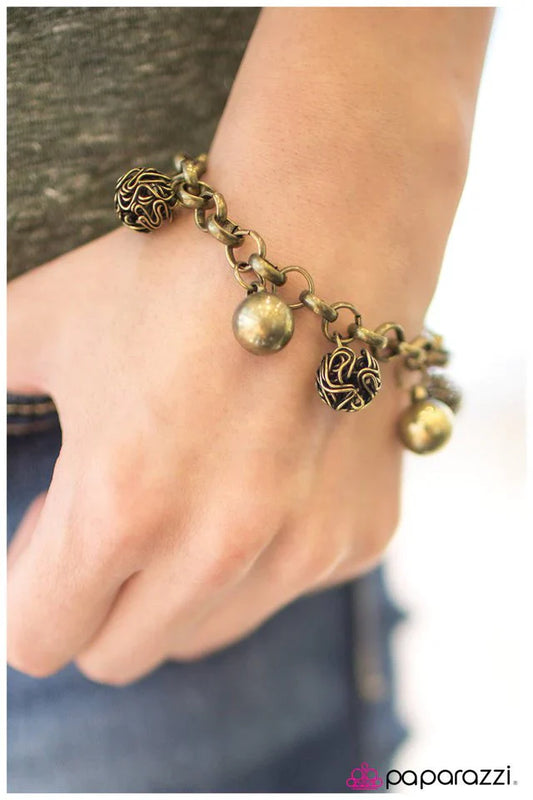 Paparazzi Bracelet ~ Rime of the Ancient Mariner - Brass