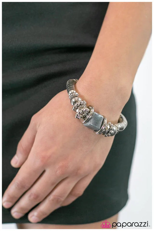 Paparazzi Bracelet ~ Sea Siren - Silver