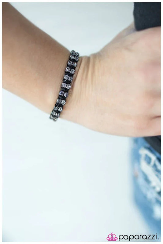 Paparazzi Bracelet ~ Sweet Tooth - Black