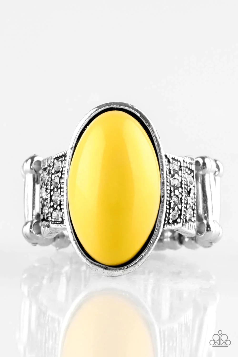 Paparazzi Ring ~ BEAD-To-Know Basis - Yellow