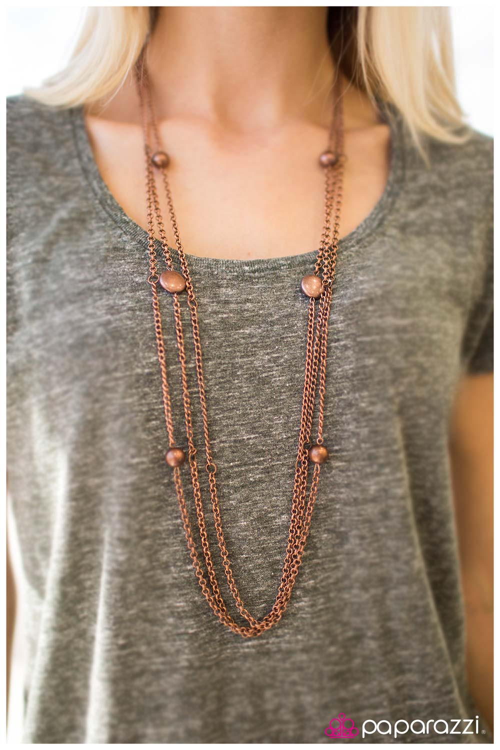 Paparazzi Necklace ~ Life In The Big City - Copper