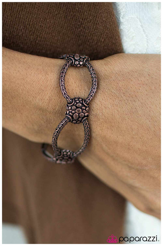 Paparazzi Bracelet ~ Safari Park  - Copper