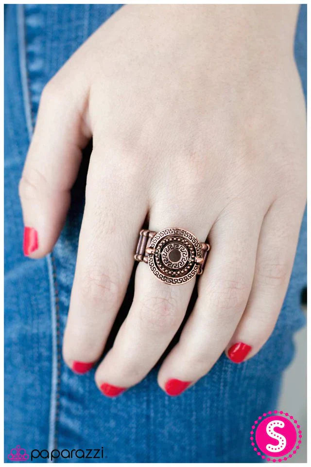 Paparazzi Ring ~ Easy Target - Copper