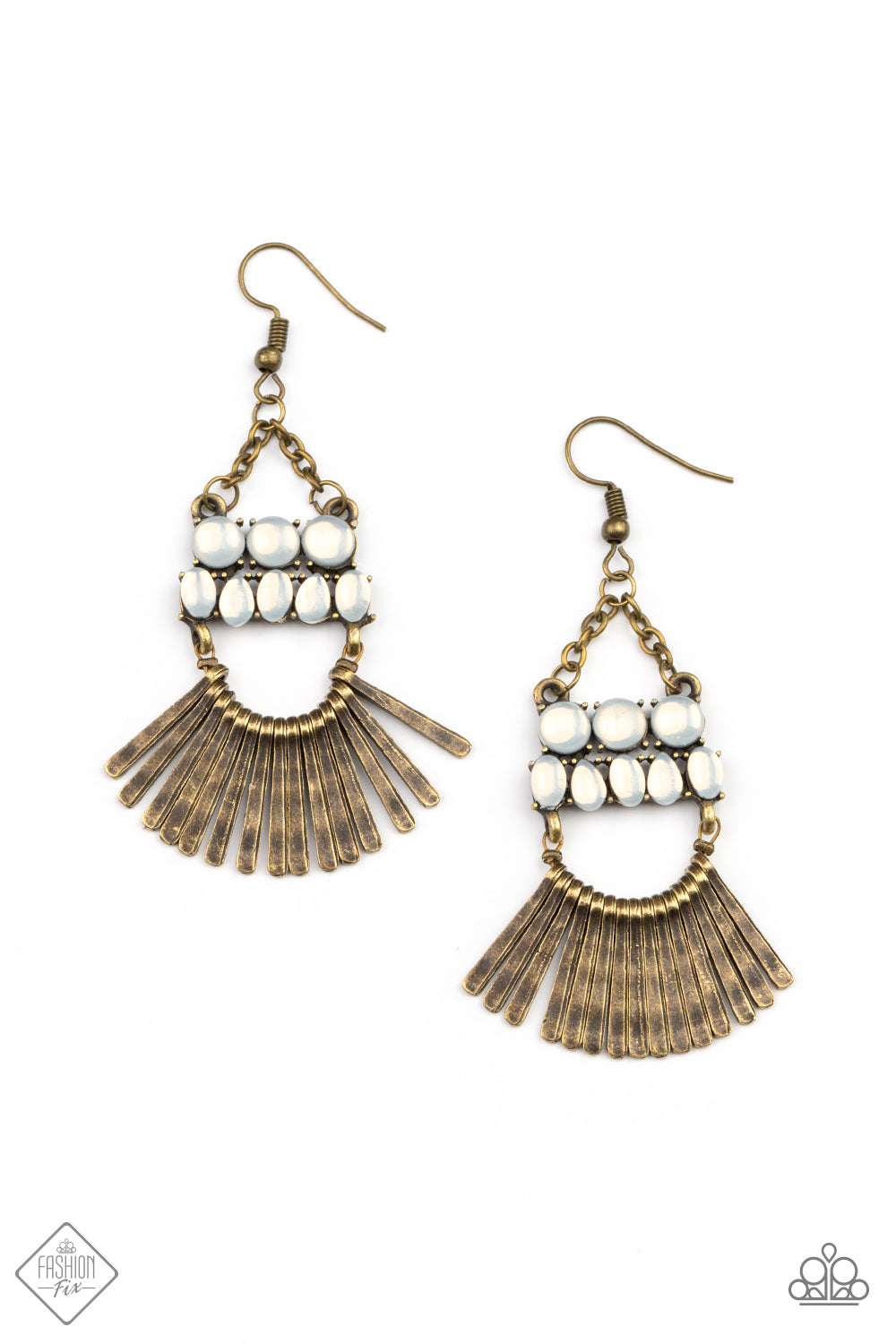 Paparazzi Earrings Fashion Fix May 2021 ~ A FLARE For Fierceness - Brass