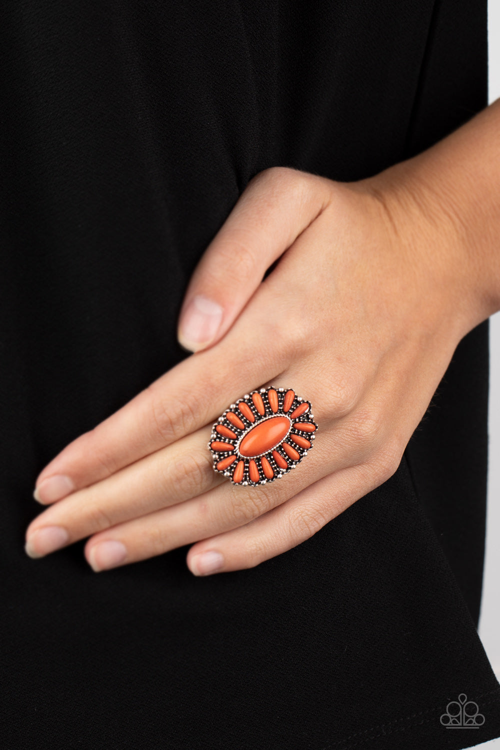 Paparazzi Ring ~ Cactus Cabana - Orange