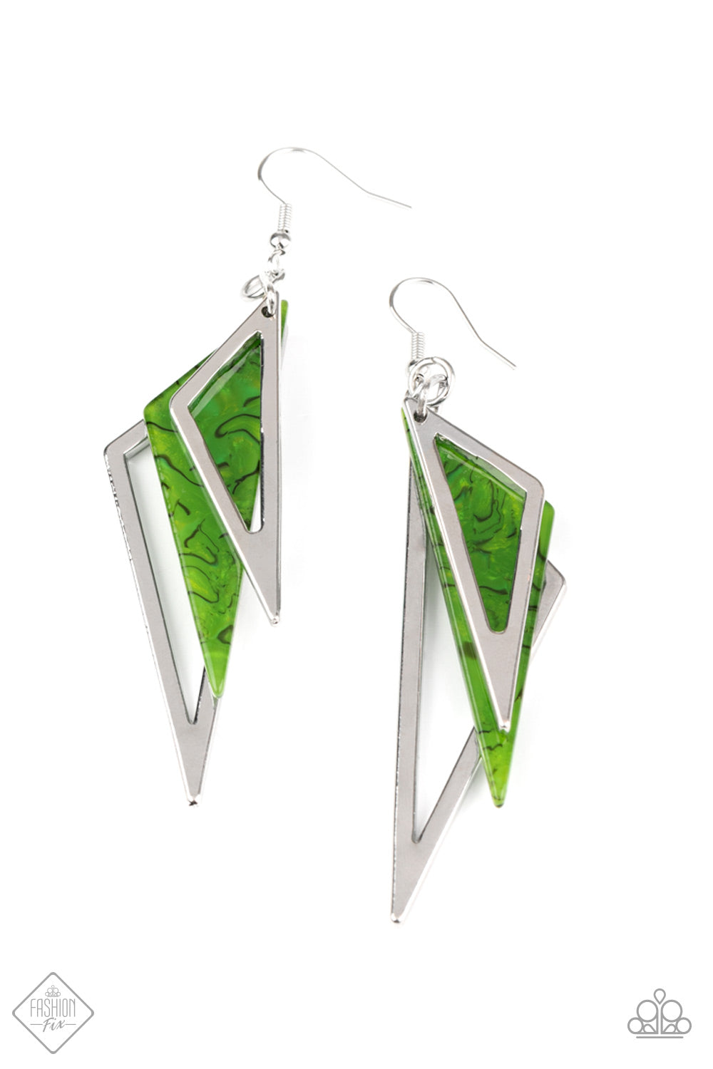 Paparazzi Earrings Fashion Fix Dec 2020 ~ Evolutionary Edge - Green