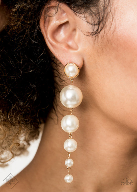 Paparazzi Earrings ~ Living a WEALTHY Lifestyle -Fashion Fix Oct2020 - Gold