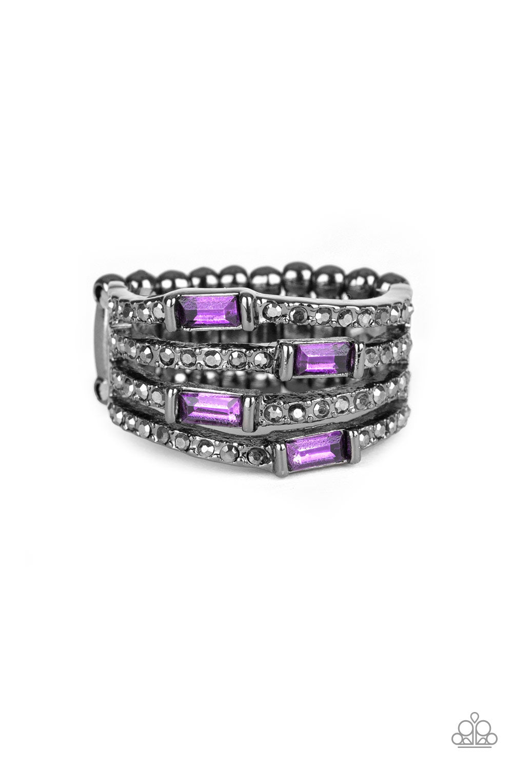 Paparazzi Ring ~ Royal Reflections - Purple