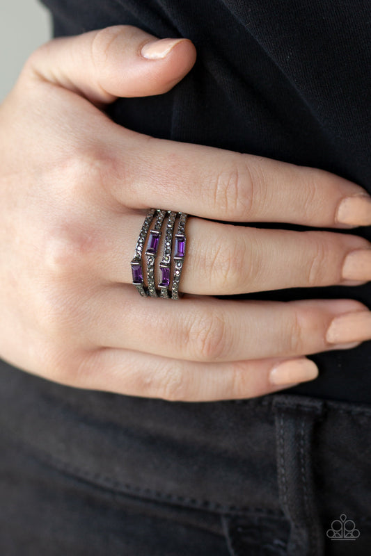 Paparazzi Ring ~ Royal Reflections - Purple