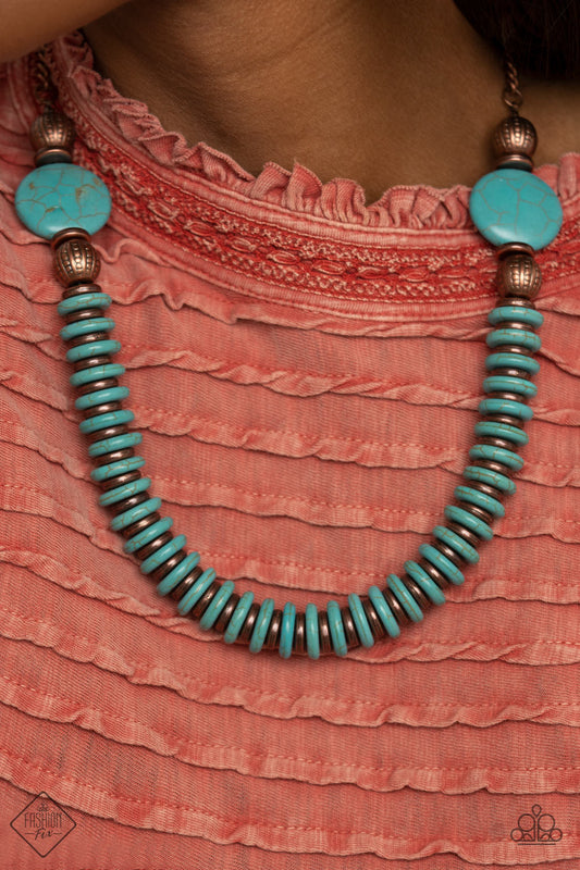 Paparazzi Necklace ~ Desert Revival - Fashion Fix Nov 2020 - Copper