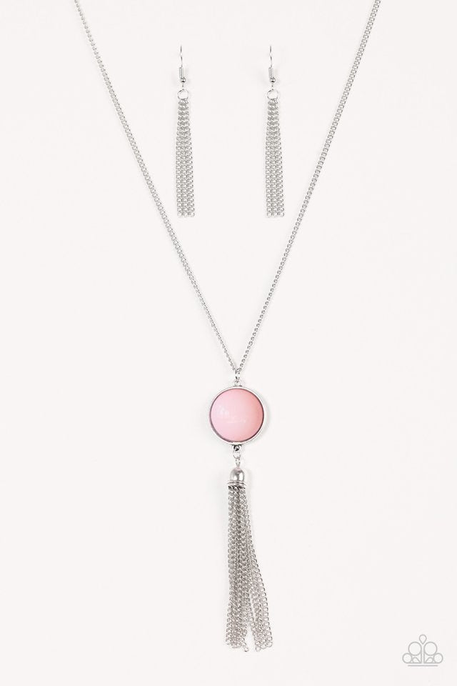 Paparazzi Necklace - Pep In Your Step - Pink