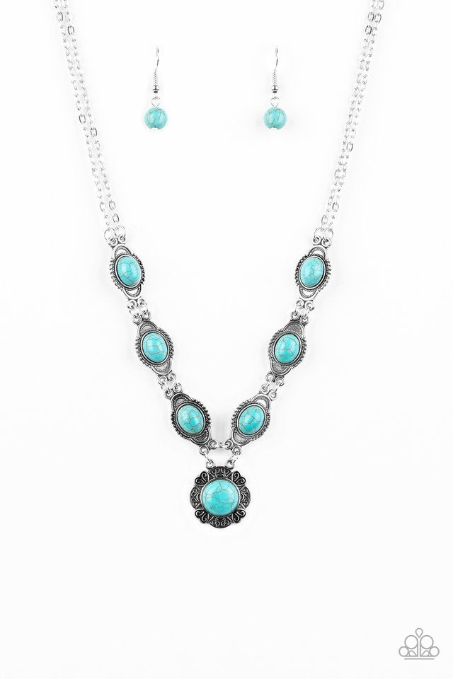 Paparazzi Necklace ~ Desert Dreamin - Blue