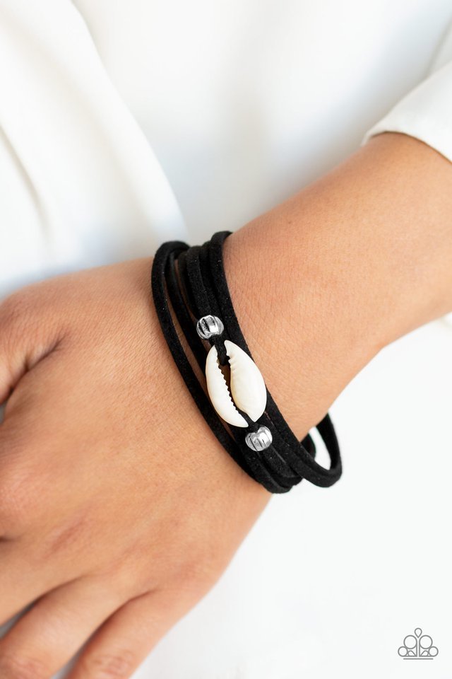 Paparazzi Bracelet ~ Vitamin SEA - Black