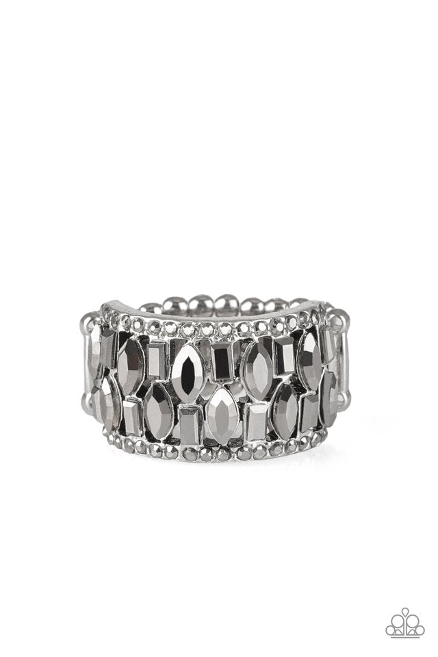 Treasure Trove Tribute - Silver - Paparazzi Ring Image