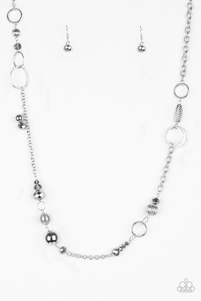 Paparazzi Necklace - Too HAUTE To Handle - Silver