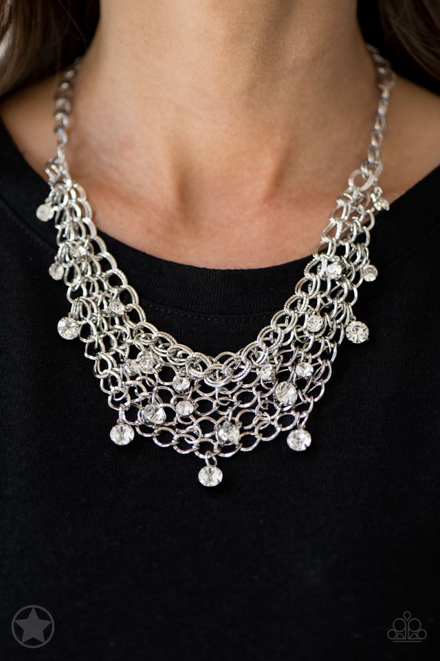 Fishing for Compliments - Silver - Paparazzi Necklace Image