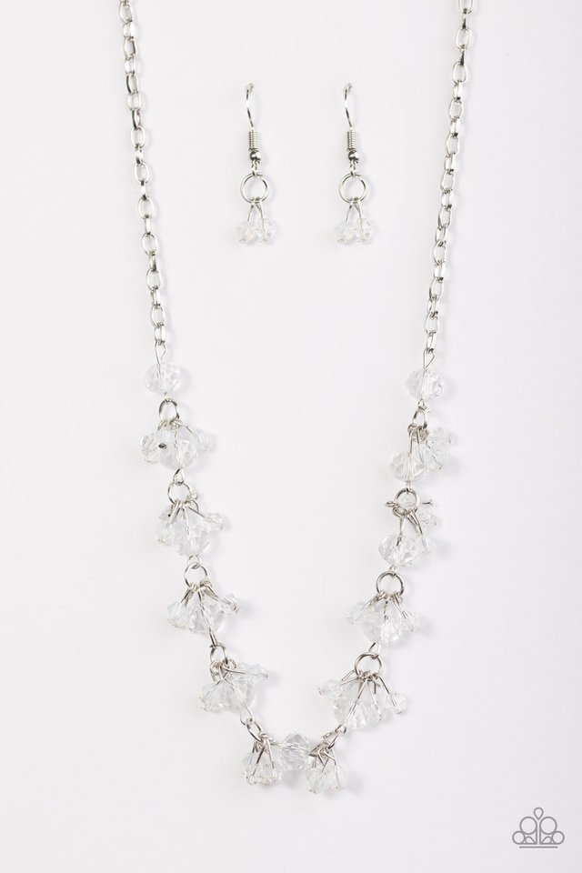 Paparazzi Necklace - Leading STARLIGHT - White