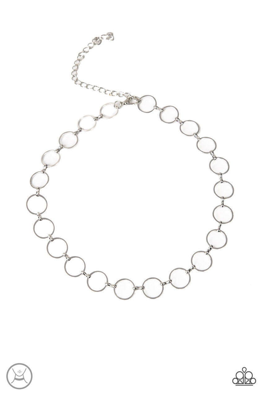 Paparazzi Necklace ~ Metro Spunk - Silver