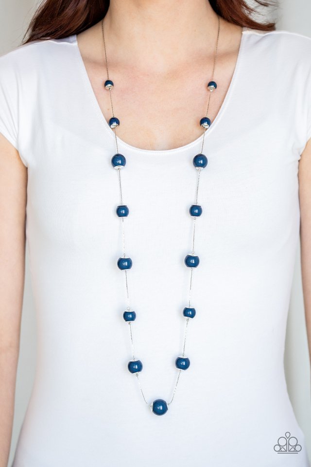 Paparazzi Necklace ~ 5th Avenue Frenzy - Blue