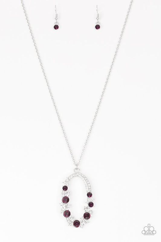 Paparazzi Necklace - Spotlight Social - Purple