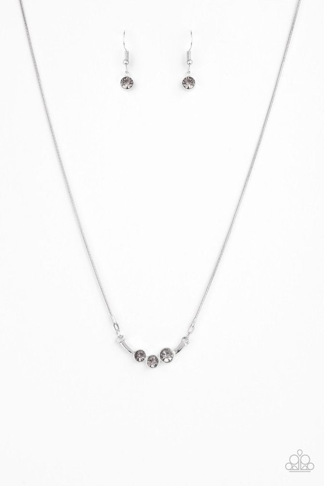 Paparazzi Necklace ~ Sparkling Stargazer - Silver