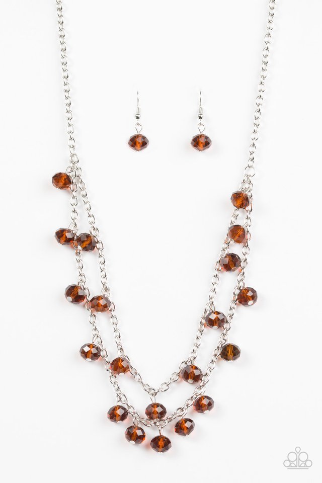 Paparazzi Necklace - Super Supernova - Brown