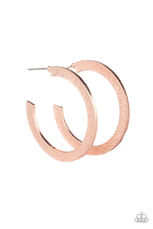 HAUTE Glam - Copper - Paparazzi Earring Image