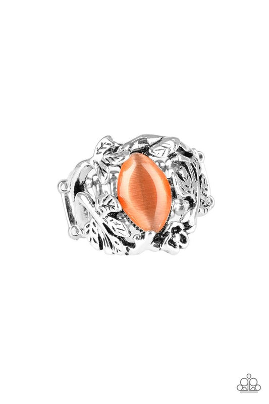 Tropical Flora - Orange - Paparazzi Ring Image