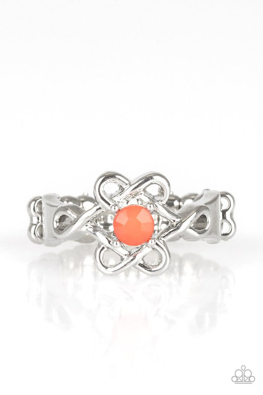 Vibrant Vibes - Orange - Paparazzi Ring Image