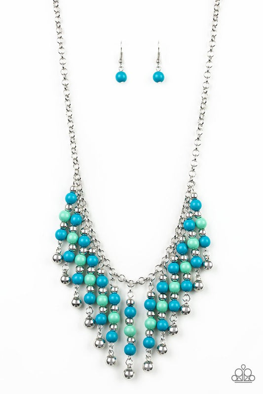 Your SUNDAES Best - Blue - Paparazzi Necklace Image