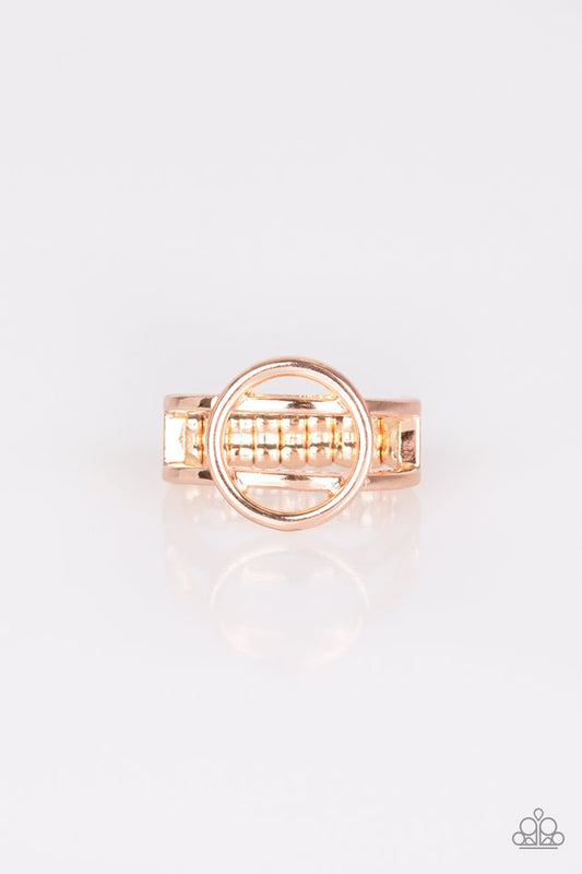 City Center Chic - Rose Gold - Paparazzi Ring Image