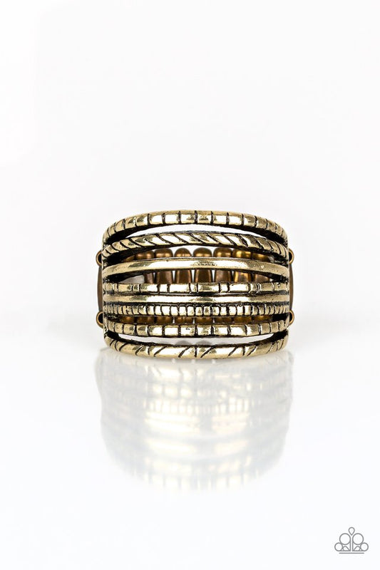 Basic Maverick - Brass - Paparazzi Ring Image
