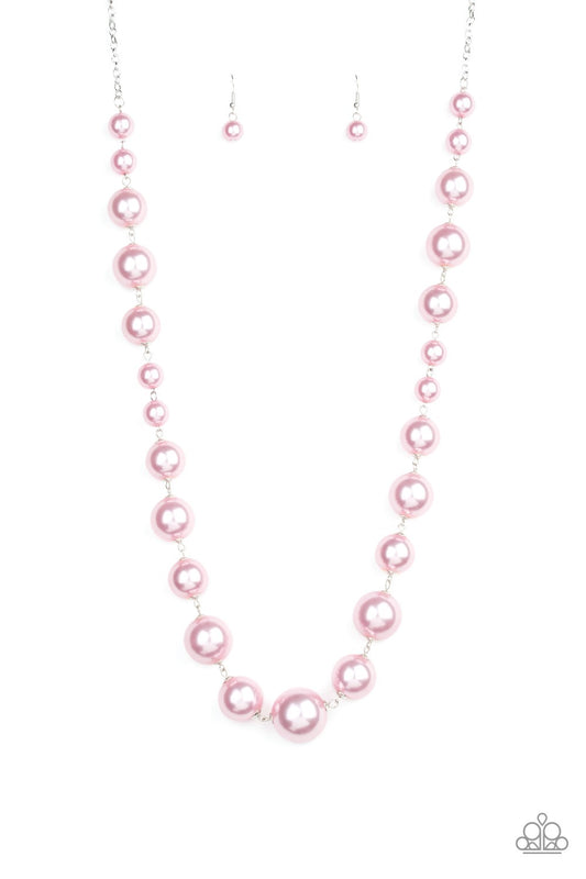Paparazzi Necklace ~ Pearl Prodigy - Pink