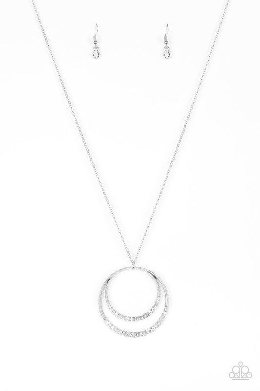 Paparazzi Necklace - Front and EPICENTER - White