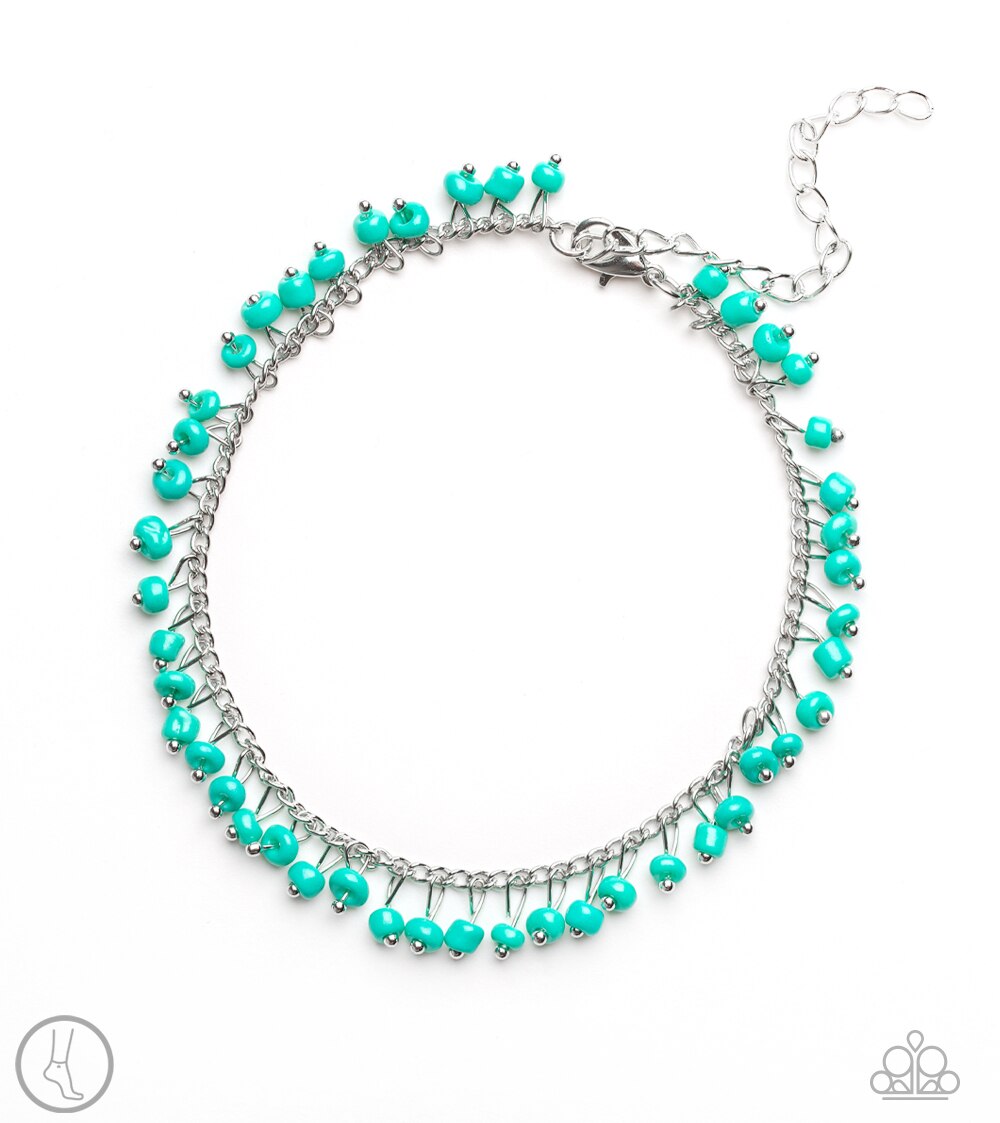 Paparazzi Anklet ~ Mermaid Mix - Blue