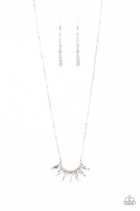 Paparazzi Necklace ~ Empirical Elegance - White