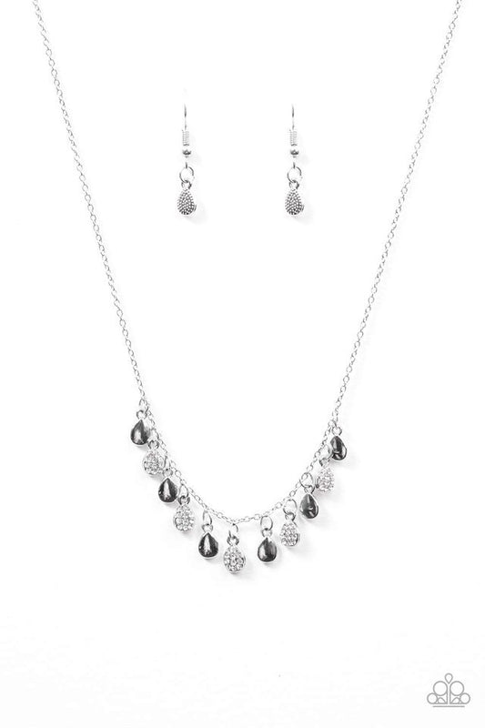 Paparazzi Necklace - A Storm Is Coming - White