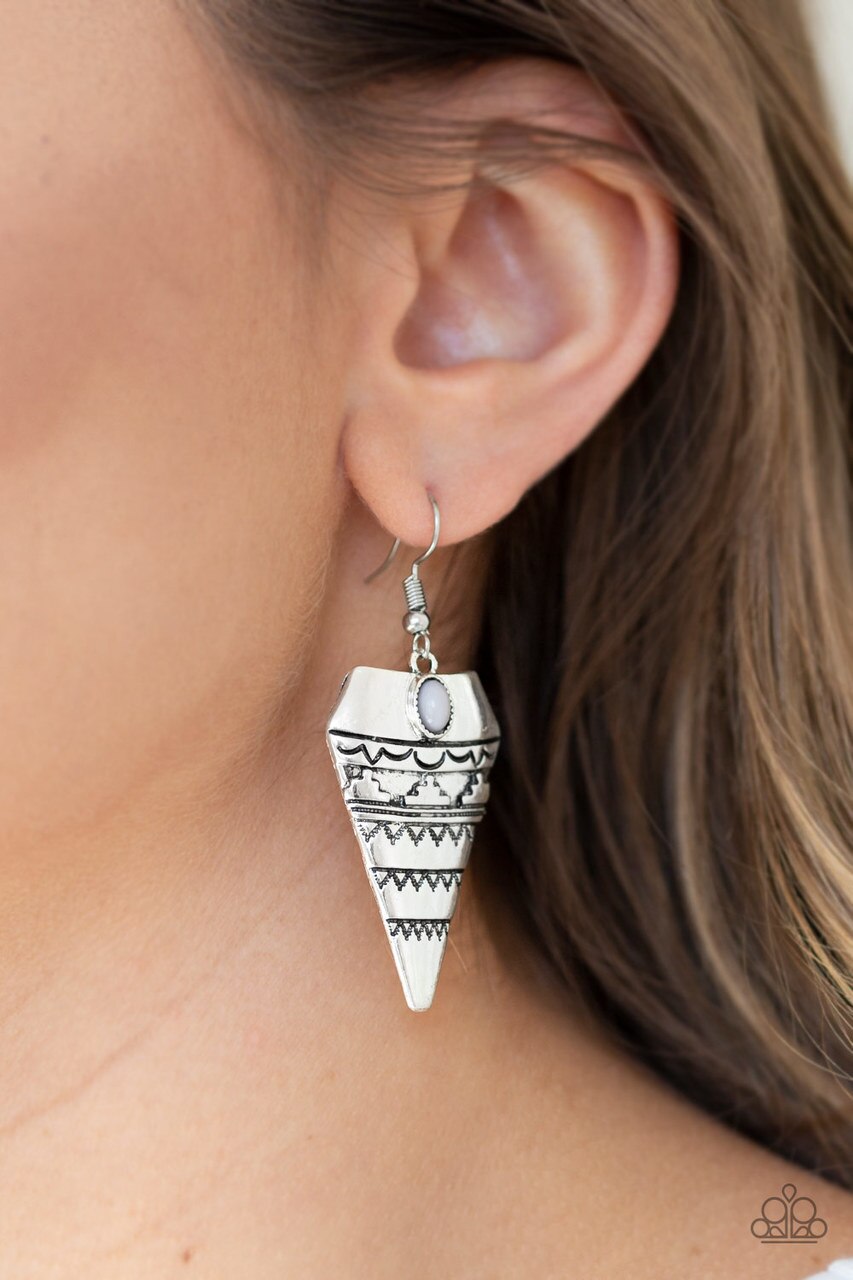 Paparazzi Earring ~ Jurassic Journey