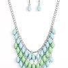 Paparazzi Necklace - Delhi Diva - Blue