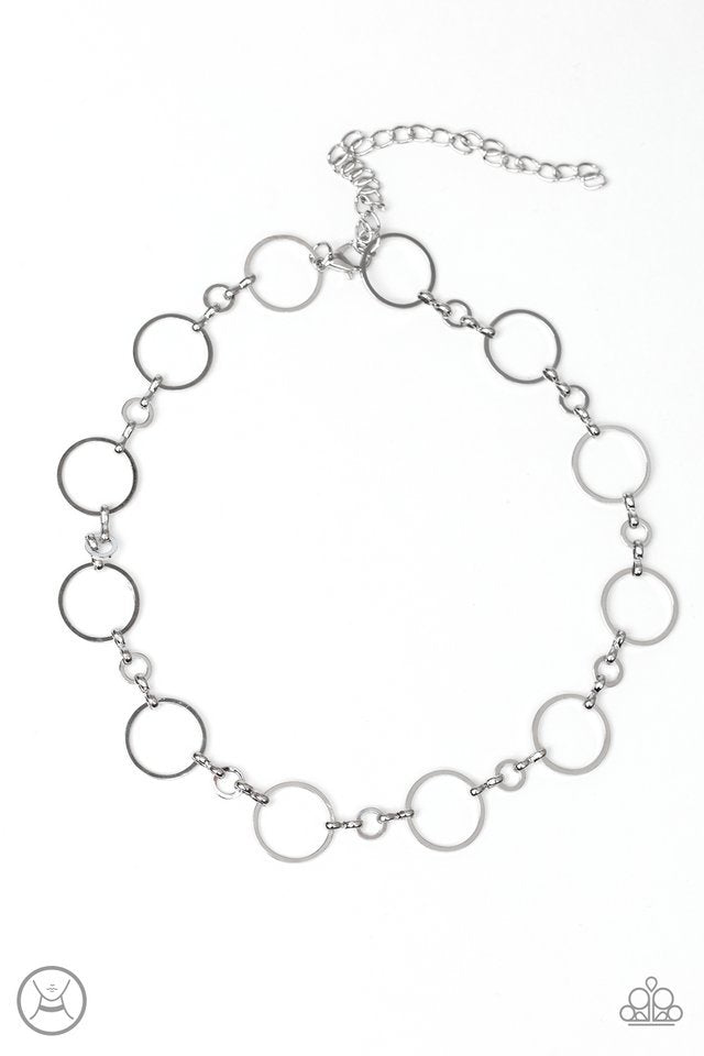 Paparazzi Necklace ~ Simply City Slicker - Silver