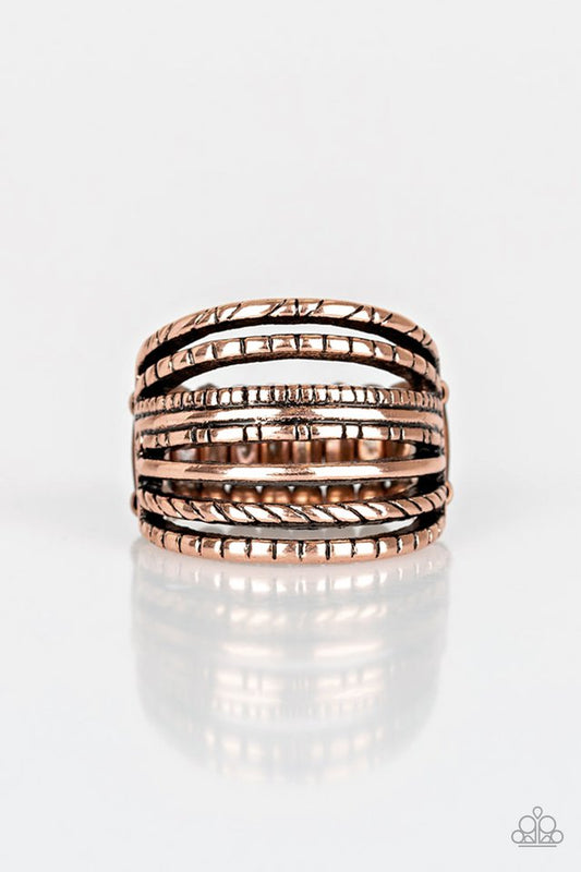 Basic Maverick - Copper - Paparazzi Ring Image