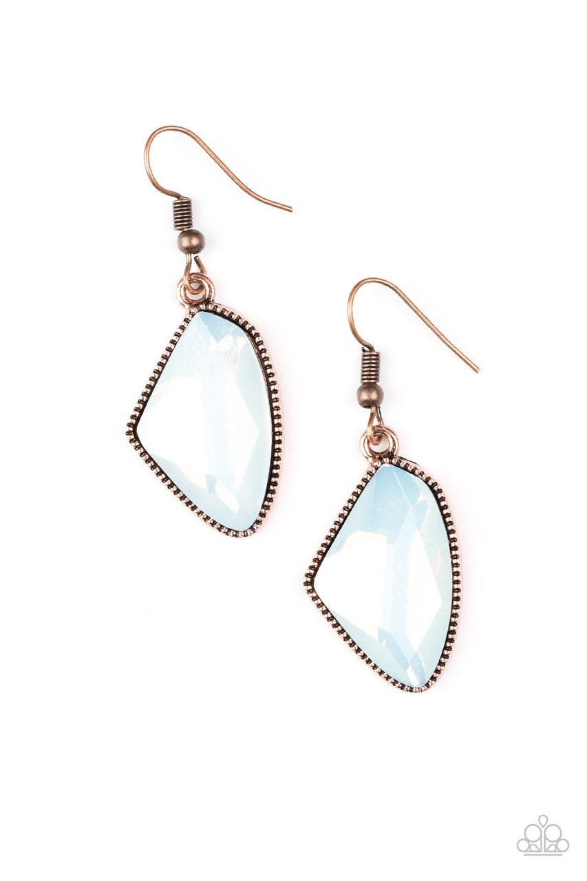 Paparazzi Earring ~ Mystic Mist - Copper